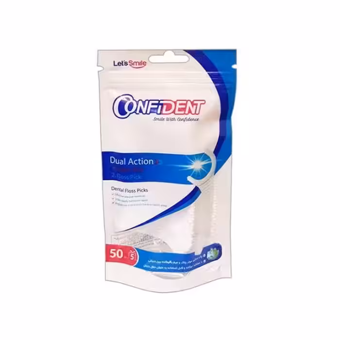 نخ دندان اف 401 کمانی 50 عددی کانفیدنت