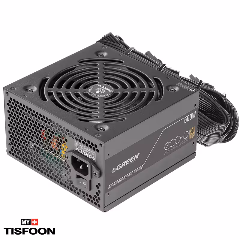 منبع تغذیه کامپیوتر گرین مدل  GP500A-ECO-D