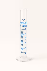 مزور شیشه ای 5 سی سی پایه گرد - یونی گلس