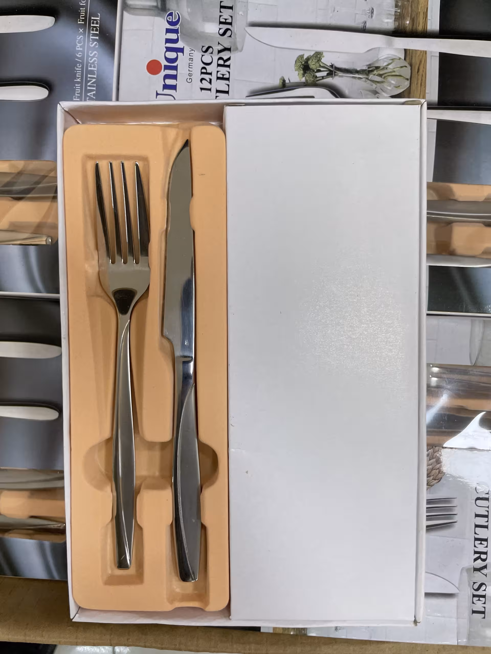 سرویس کارد و چنگال میوه‌خوری 12 پارچه یونیک