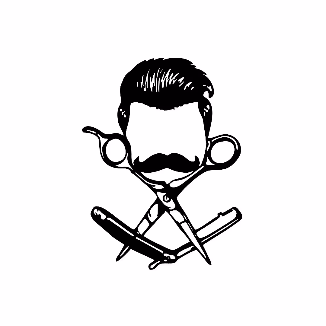 تابلو فلزی آرایشگاهی مردانه