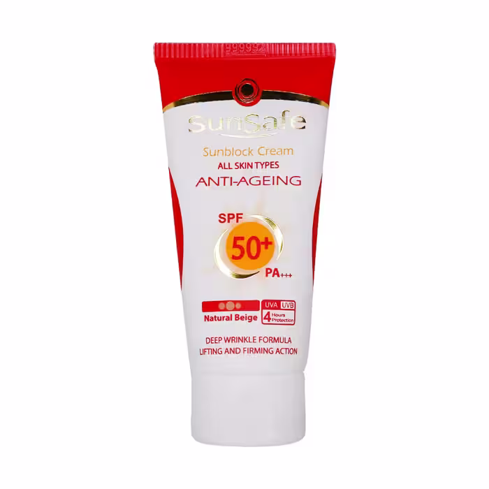 کرم ضد آفتاب و ضد چروک سان سیف SPF50