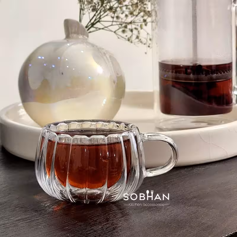 شات قهوه طرح کدو