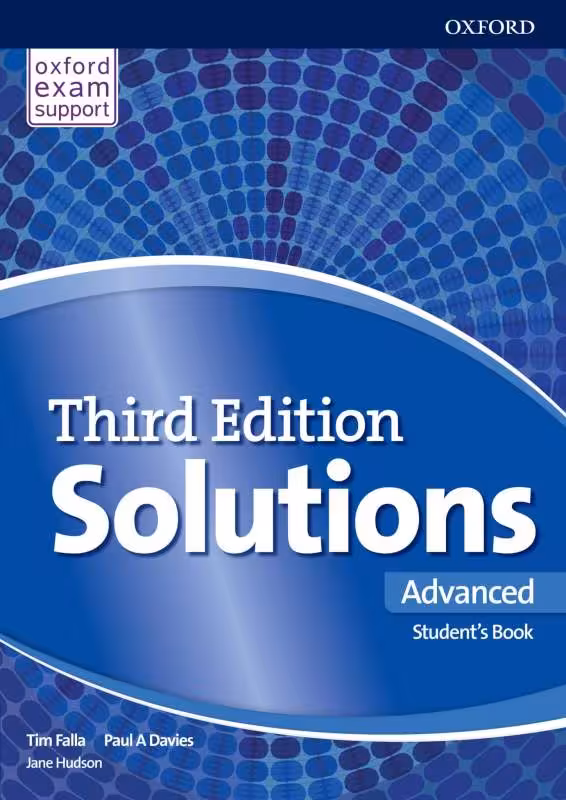 کتاب سولوشن ادونس ویرایش سوم Solutions 3rd Advanced SB WB DVD