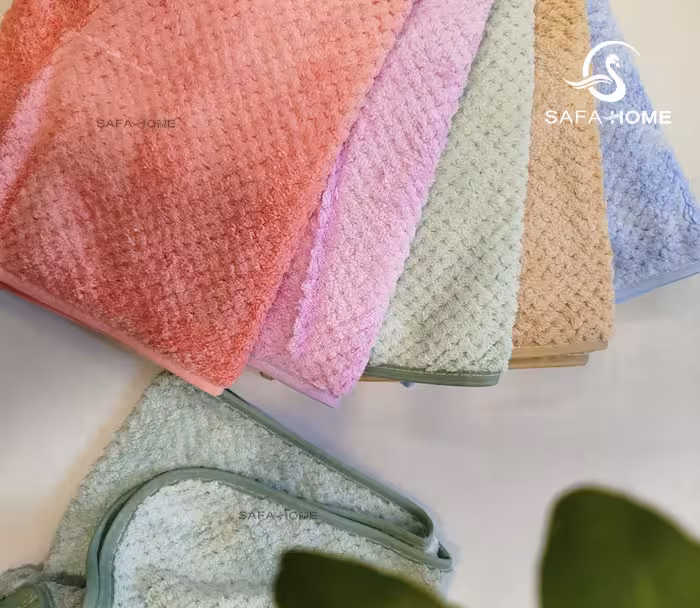 حوله دست و صورت پولیشی 35*75 سانتی متر