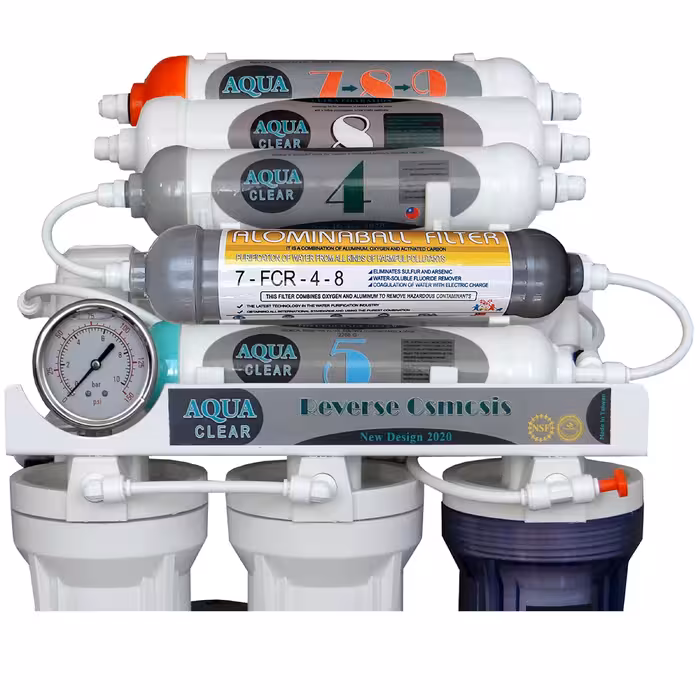 دستگاه تصفیه کننده آب آکوآ کلیر مدل NEW DESIGN2020 - GTM10 به همراه فیلتر تصفیه آب بسته 4 عددی