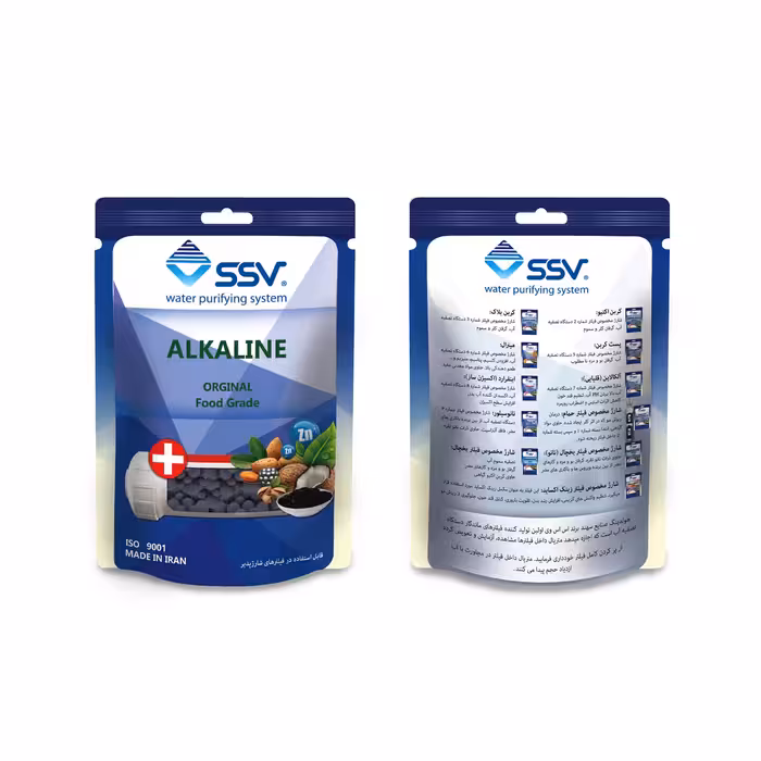 شارژ فیلتر دستگاه تصفیه آب اس اس وی مدل Alkaline وزن 320 گرم