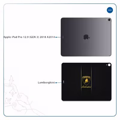 برچسب پوششی ماهوت مدل Lamborghini مناسب برای تبلت اپل iPad Pro 12.9 (GEN 3) 2018 A2014