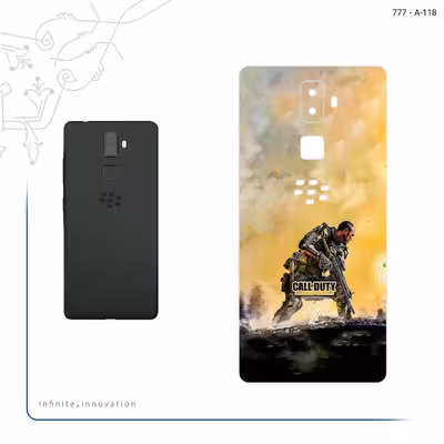 برچسب پوششی ماهوت مدل Call of Duty Warfare Game Series مناسب برای گوشی موبایل بلک بری Evolve