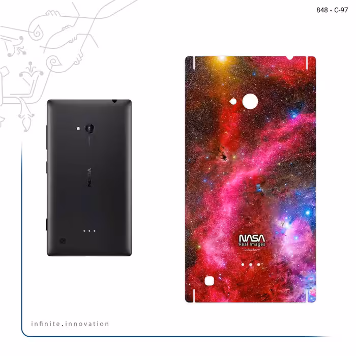 برچسب پوششی ماهوت مدل Universe b NASA 11 مناسب برای گوشی موبایل نوکیا Lumia 720