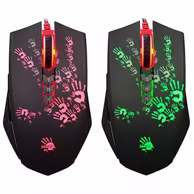 ماوس مخصوص بازی بلادی مدل A_6O_NEON_RGB