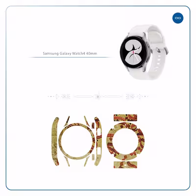 برچسب ماهوت طرح Nastaliq 5 مناسب برای ساعت هوشمند سامسونگ Watch4 40mm