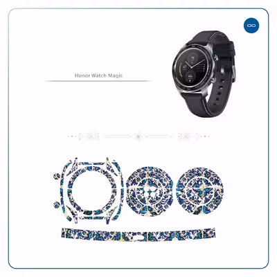 برچسب ماهوت طرح Iran Tile1 مناسب برای ساعت هوشمند آنر watch magic