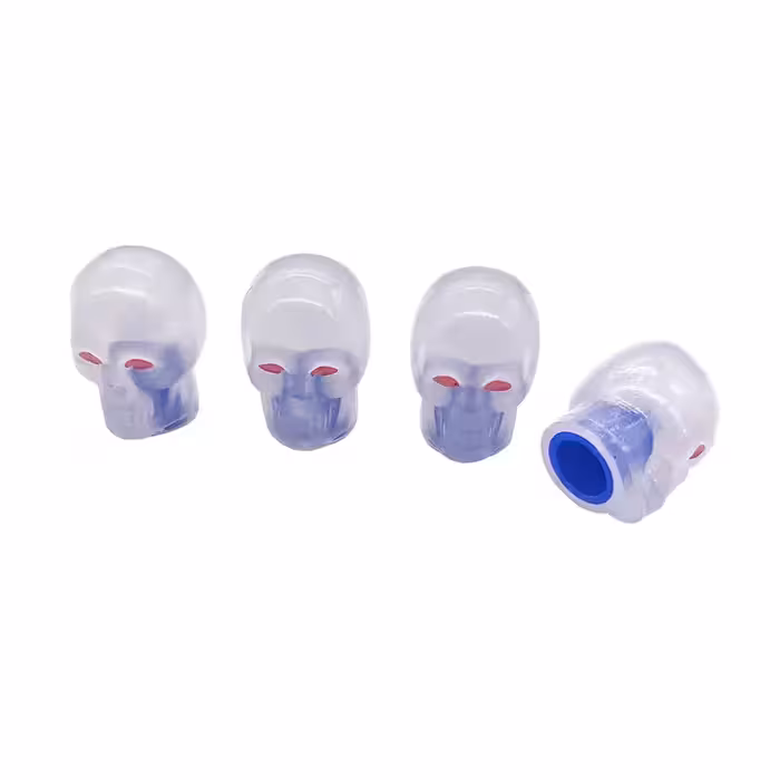 سر والف لاستیک مدل بدون باتری کد SKULL-CAR-MOTO-BE بسته 2 عددی