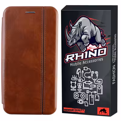 کیف کلاسوری راینو مدل R-Momax مناسب برای گوشی موبایل شیائومی Poco M3 Pro / Redmi Note 10 5G