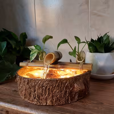 آب نما مدل آرامشبخش طرح چوب