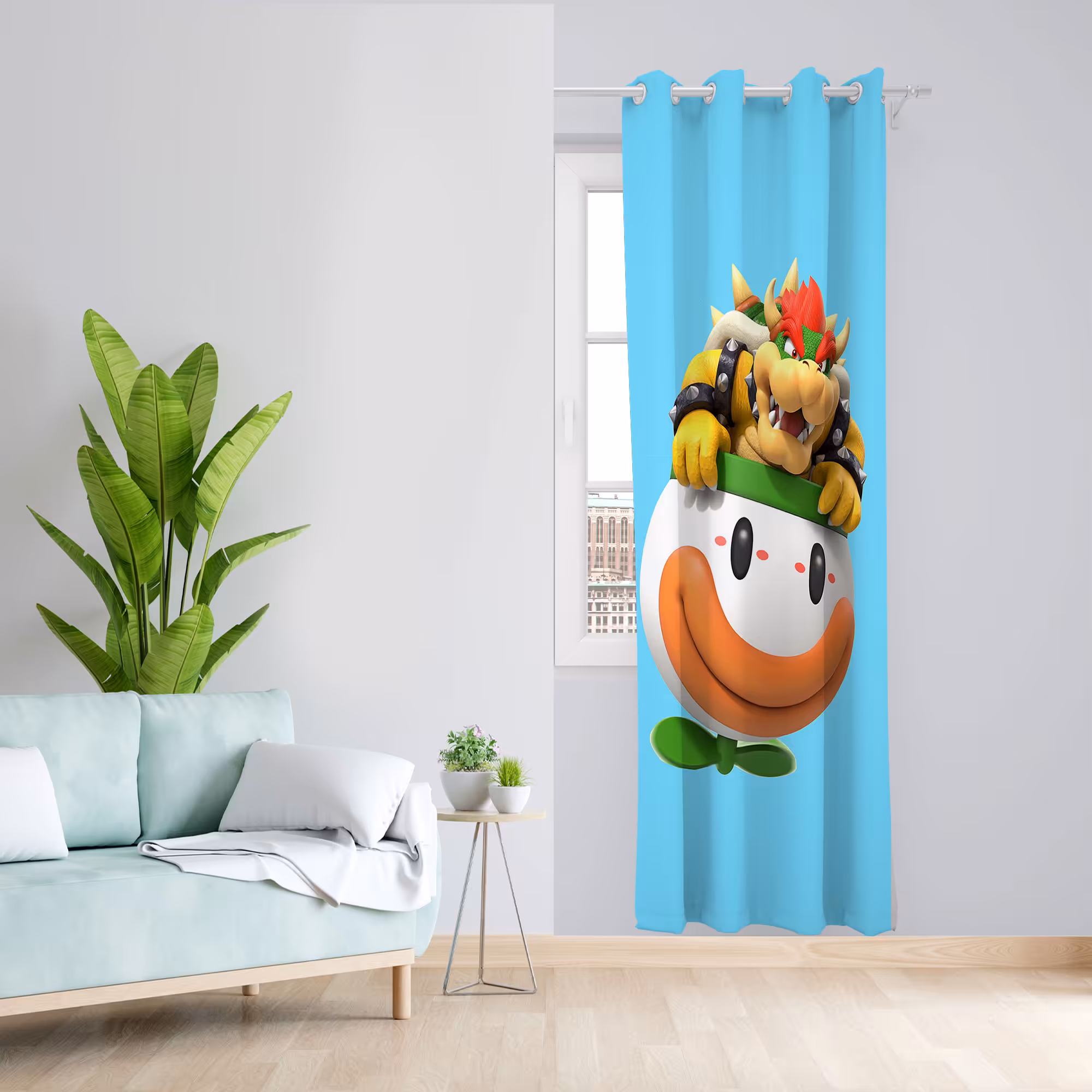 پرده مدل ماریو مخمل پانچی کد 4653 سایز 140x280 سانتی متر