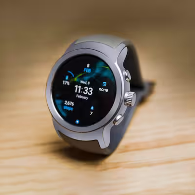 برچسب ماهوت طرح Matte Silver مناسب برای ساعت هوشمند ال جی Watch Sport