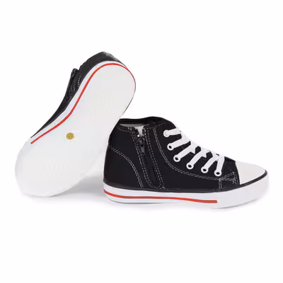 کفش راحتی  مدل آل اِستار زیپی رنگ مشکی