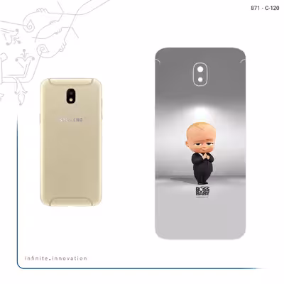 برچسب پوششی ماهوت مدل The Boss Baby مناسب برای گوشی موبایل سامسونگ Galaxy J7 Pro