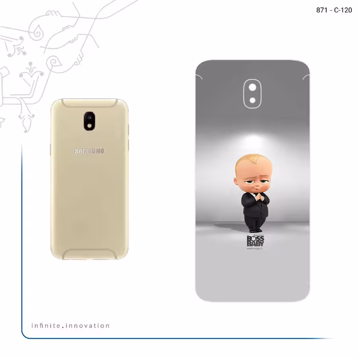 برچسب پوششی ماهوت مدل The Boss Baby مناسب برای گوشی موبایل سامسونگ Galaxy J7 Pro
