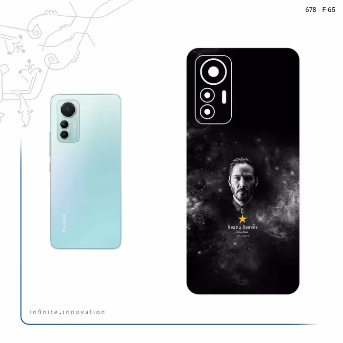 برچسب پوششی ماهوت مدل Keanu Reeves مناسب برای گوشی موبایل شیائومی 12 Lite