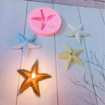 قالب شمع مدل ستاره دریایی