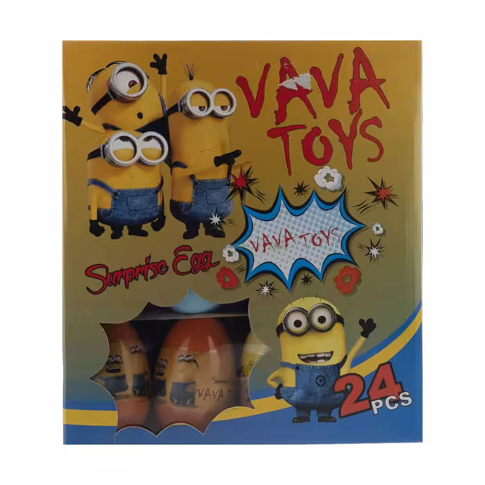 اسباب بازی شانسی وو تویز مدل تخم مرغ شانسی وو تویز مدل Minion 24 مجموعه 24 عددی