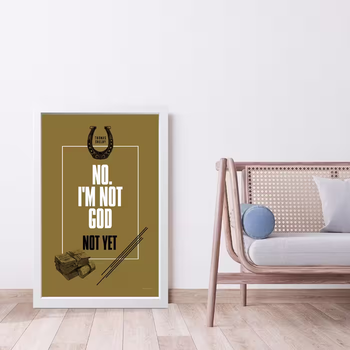 تابلو مدل انگیزشی Im not god کدG12-47