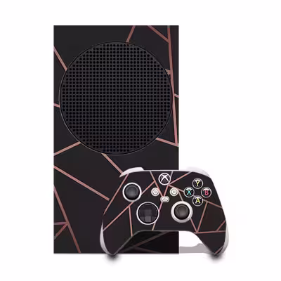 برچسب کنسول بازی Xbox series s توییجین وموییجین مدل هندسی کد 07 مجموعه 4 عددی