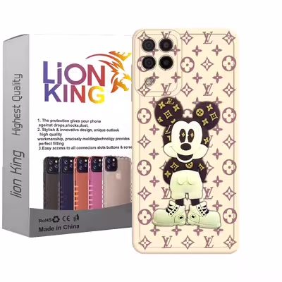 کاور لاین کینگ مدل میکی موس LV مناسب برای گوشی موبایل سامسونگ Galaxy A12