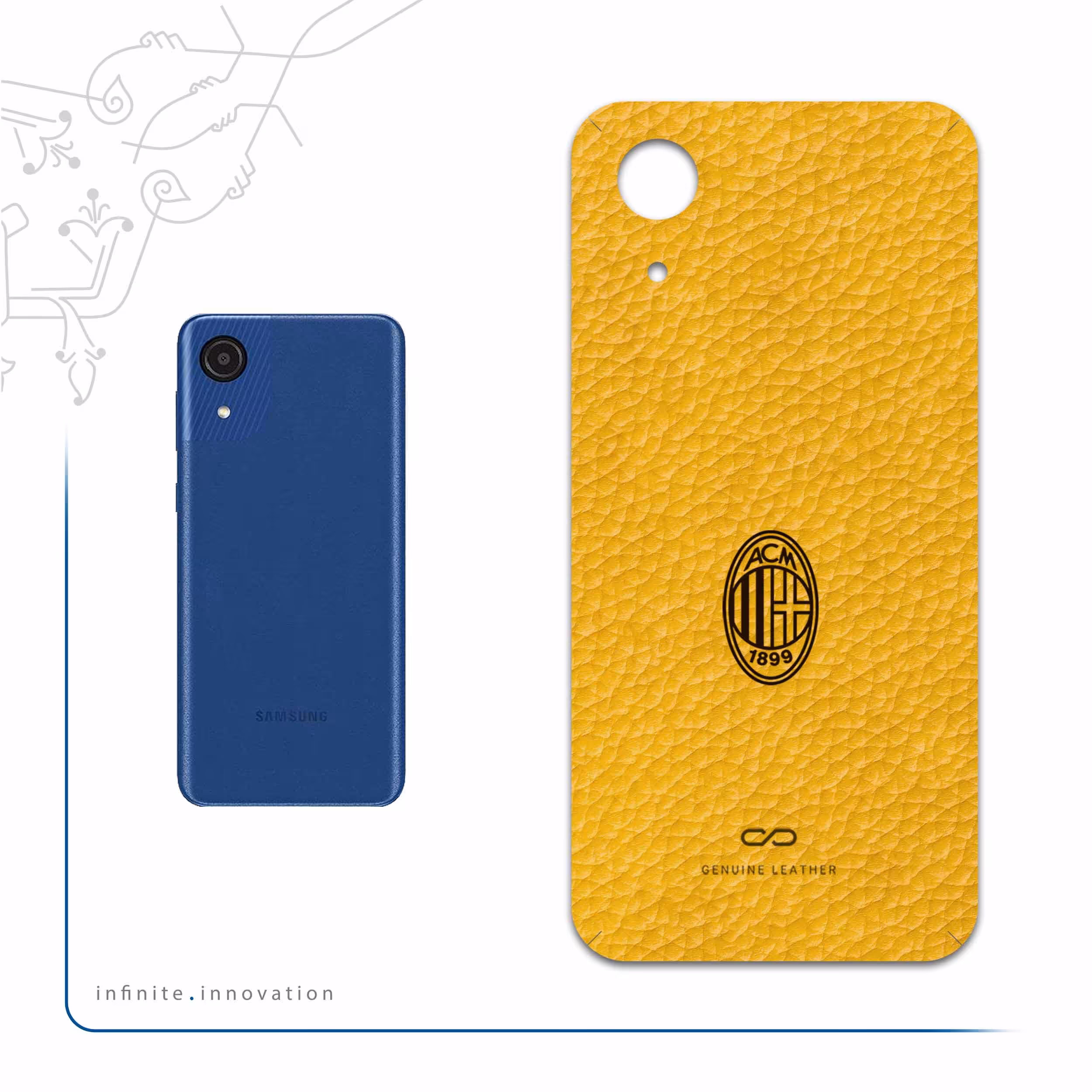 برچسب پوششی ماهوت مدل ML-ACMLN مناسب برای گوشی موبایل سامسونگ Galaxy A03 Core