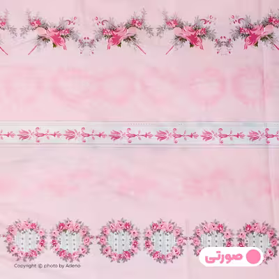 ملحفه آدنو مدل مهتاب کد IR74 دونفره سایز 160x200 سانتیمتر