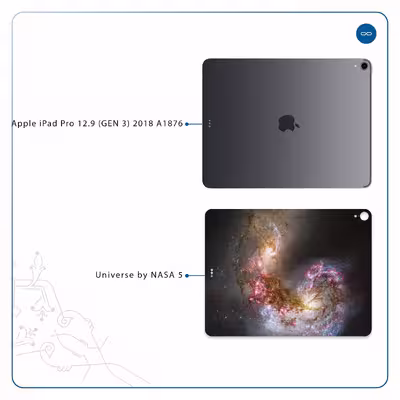 برچسب پوششی ماهوت مدل Universe-by-NASA-5 مناسب برای تبلت اپل iPad Pro 12.9 (GEN 3) 2018 A1876