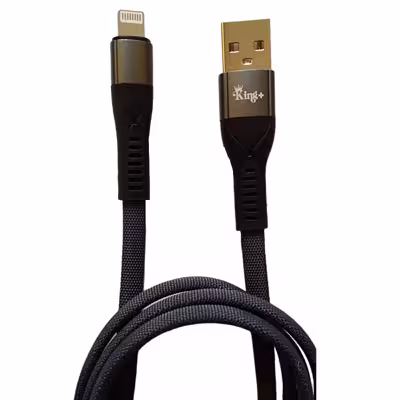 کابل تبدیل USB به لایتنینگ کینگ پلاس مدل HK-23 طول 1 متر
