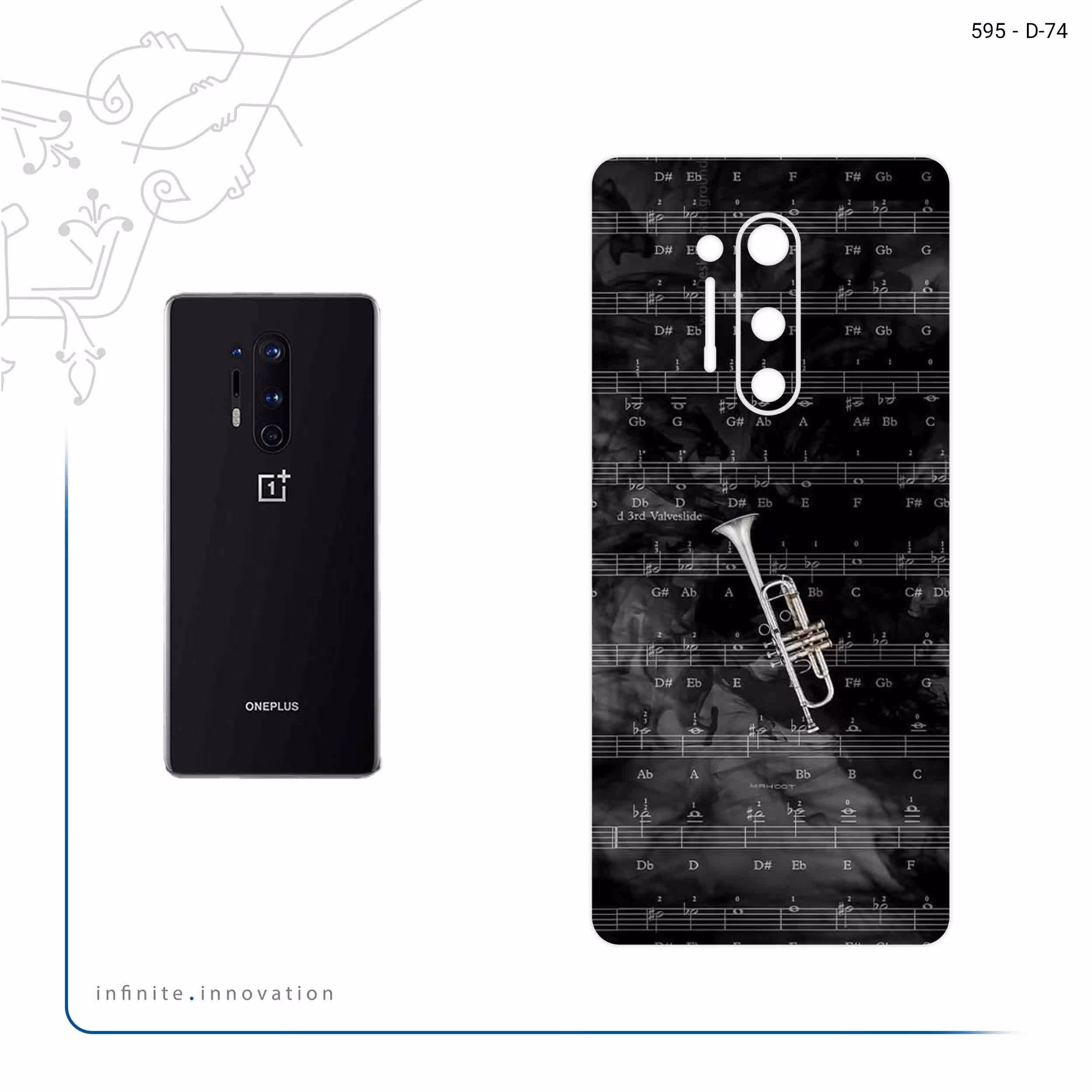برچسب پوششی ماهوت مدل Trumpet مناسب برای گوشی موبایل وان پلاس 8 Pro