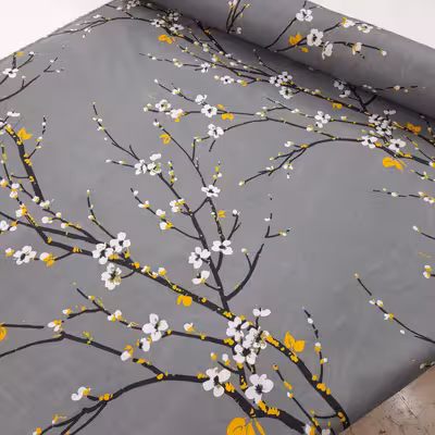 سرویس ملحفه مدل زیپدار شکوفه niki07 کد 195×90 یک نفره دو تکه