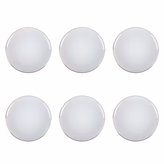 بشقاب غذاخوری لورین مدل تخت 27 دیپلمات بسته 6 عددی