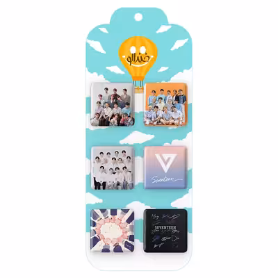 پیکسل خندالو مدل گروه سونتین Seventeen کد 1306A مجموعه 6 عددی