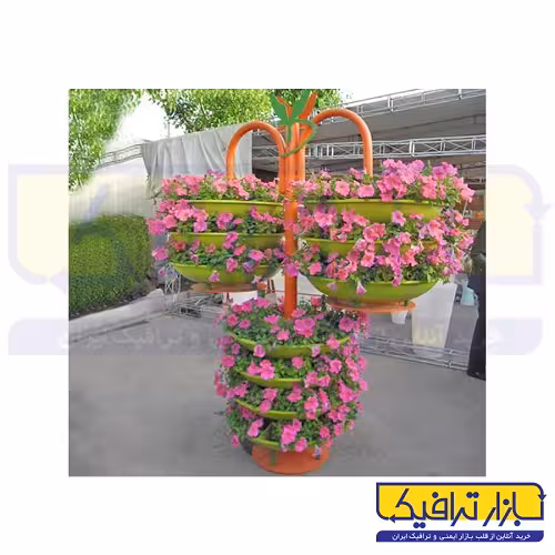 گلدان شهری و فلاور باکس طرح نخل