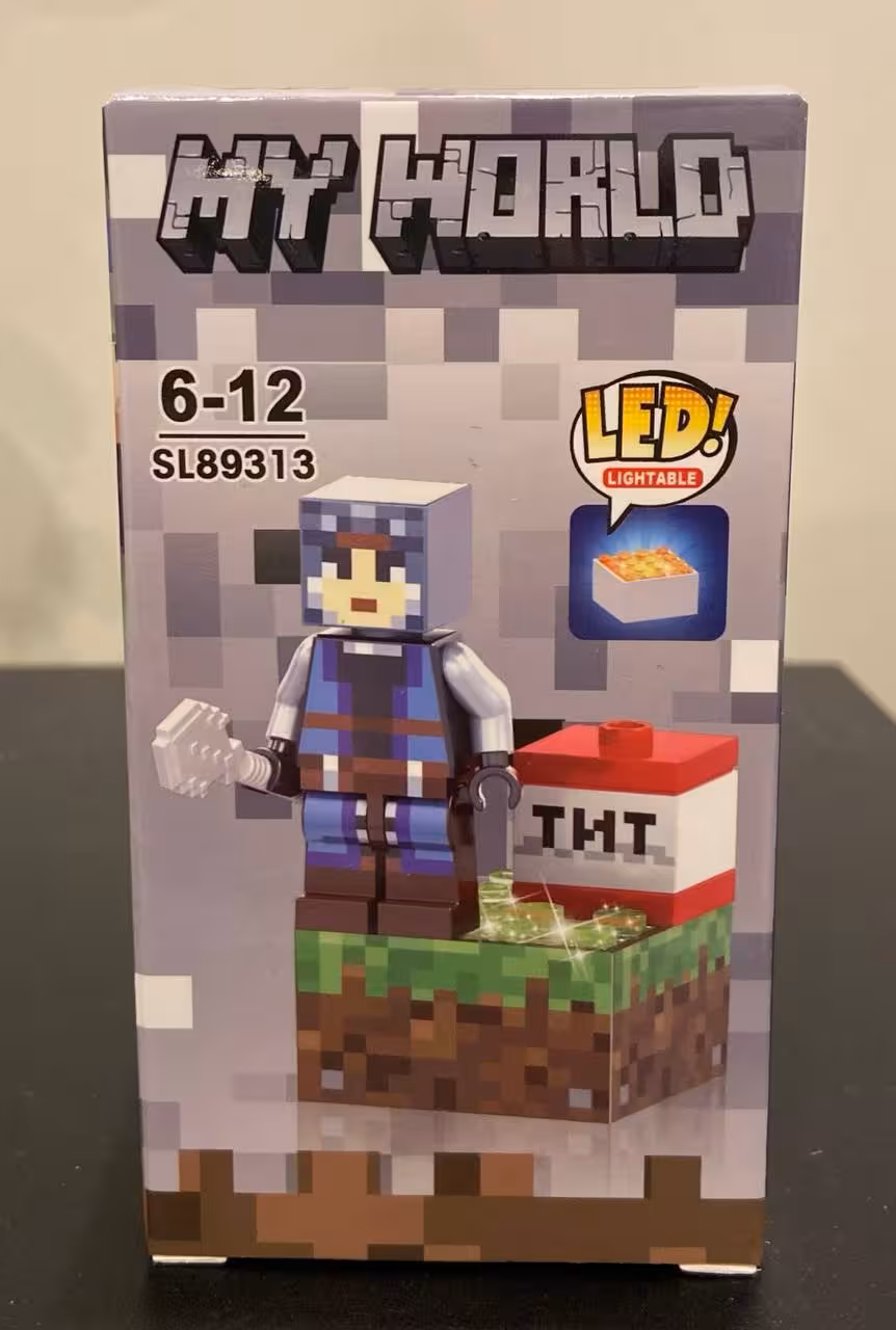 لگو ماینکرافت چراغ دار ایتم SL89313 کد 007