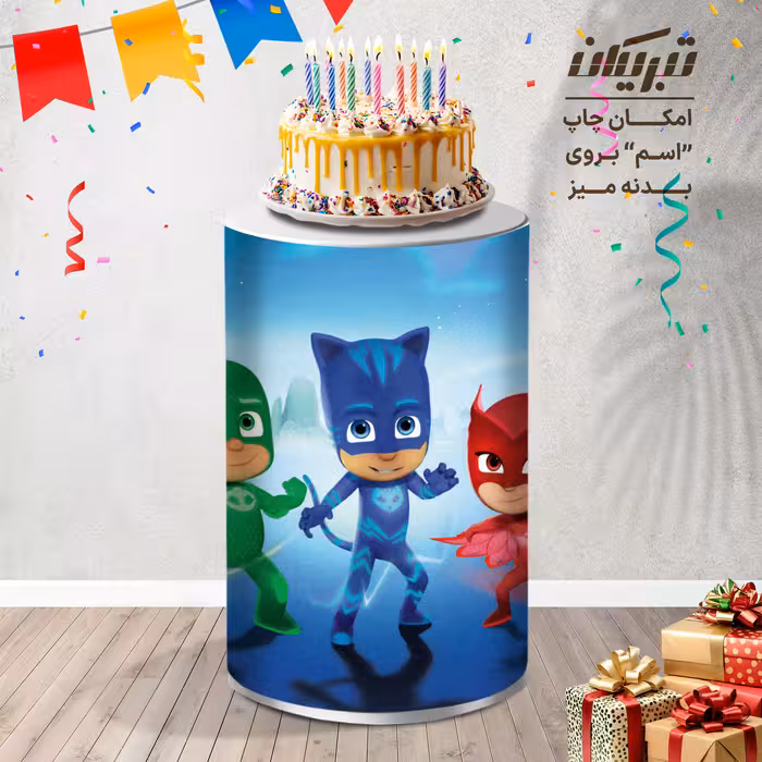 میز تولد کارتون نقابدارها