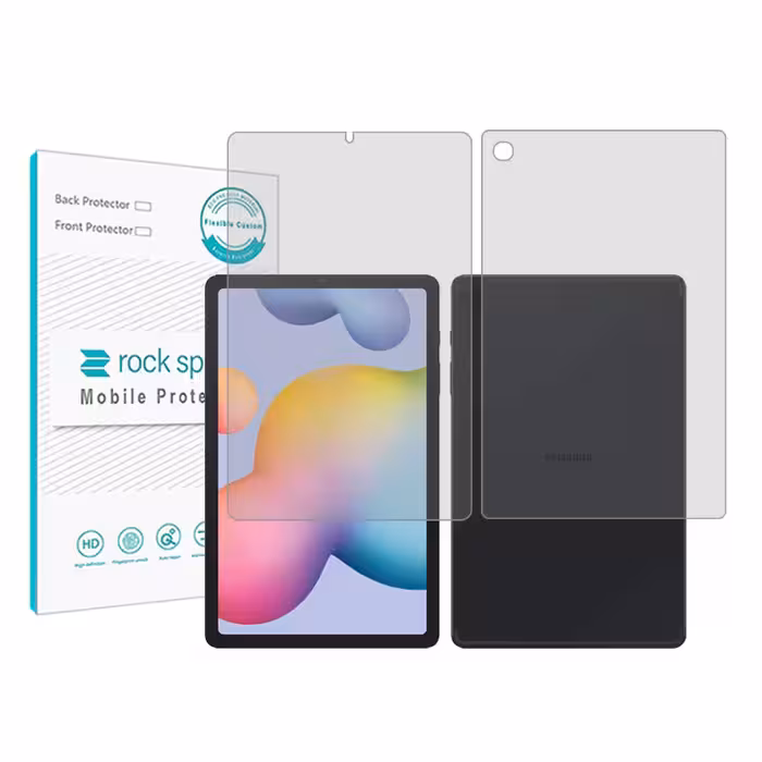 محافظ صفحه نمایش شفاف راک اسپیس مدل Hygel مناسب برای تبلت سامسونگ Galaxy Tab S6 Lite به همراه محافظ پشت تبلت