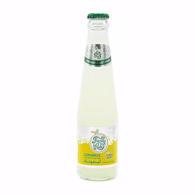نوشیدنی گازدار لیموناد فرشی دی 250 میلی لیتری