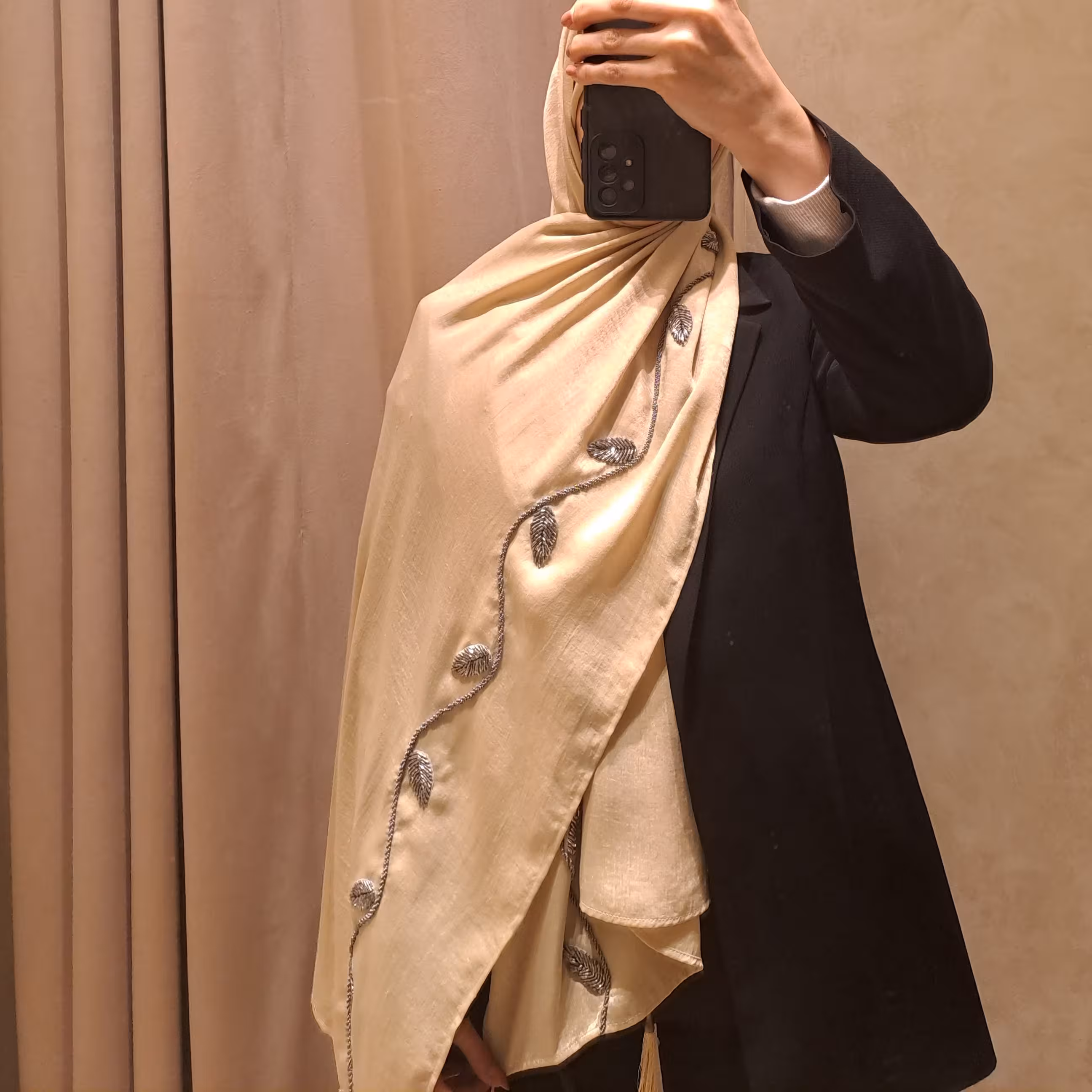 شال کار دست برگ