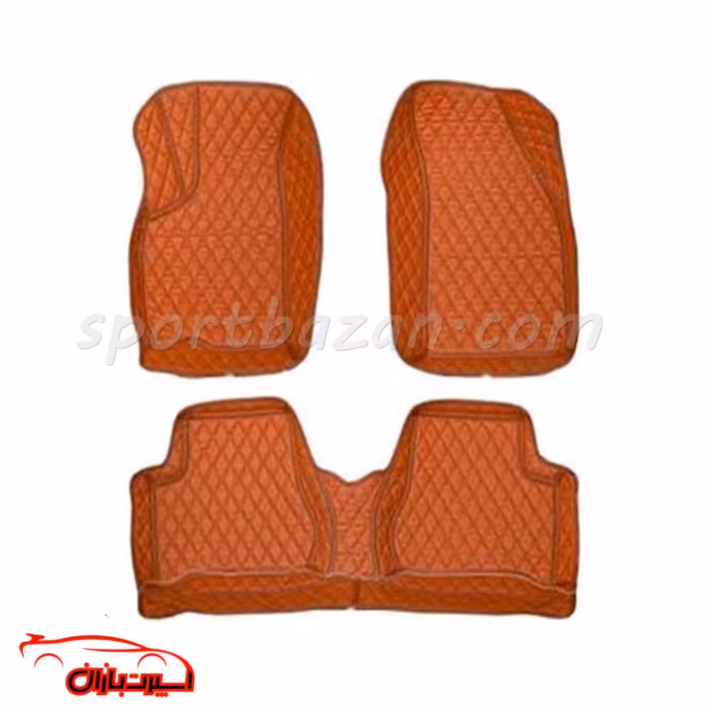 کفپوش گلدوزی پنج بعدی کلوت چرمی