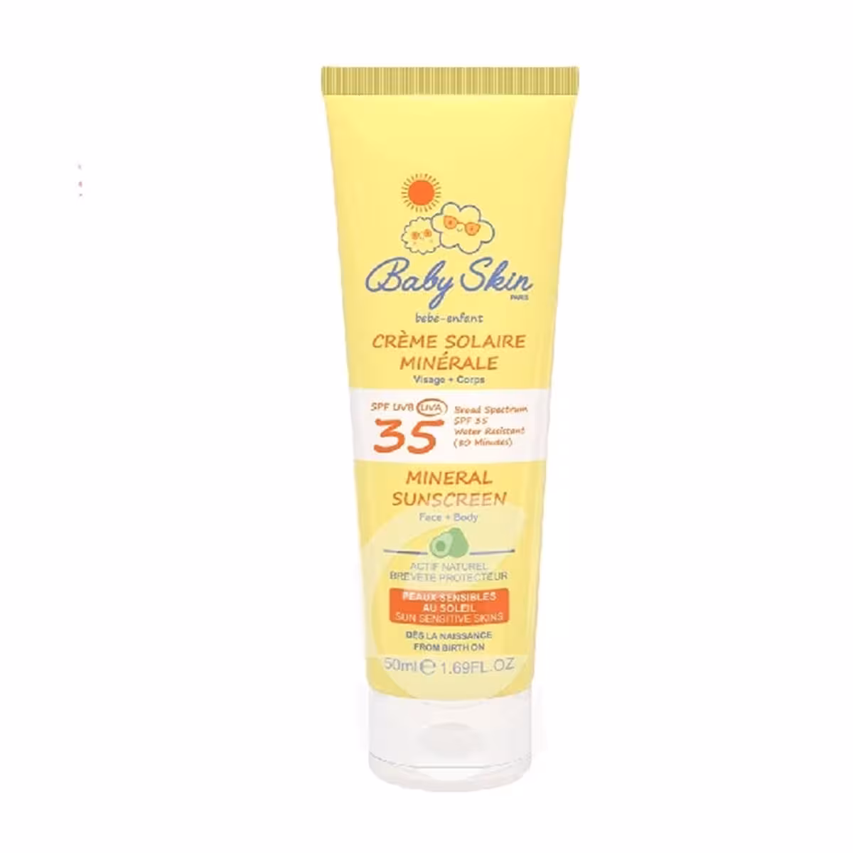 کرم ضد آفتاب کودک SPF35 بیبی اسکین