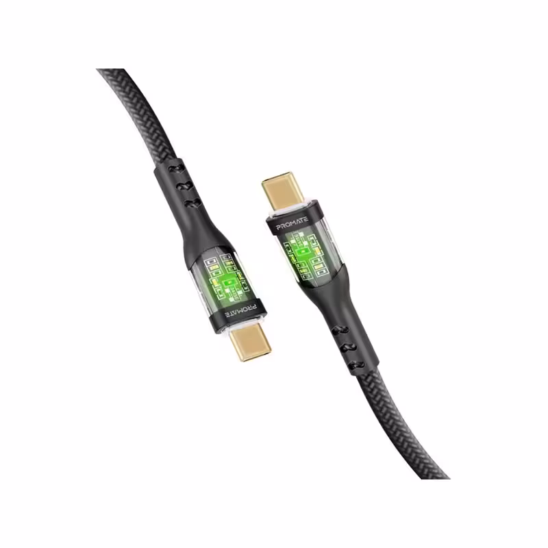 کابل USB-C پرومیت مدل Transline-CC طول 1.2 متر