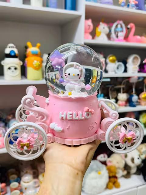 گوی موزیکال کیتی کالسکه سوار