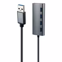 هاب 4 پورت USB 3.0 کی نت H6 K-Huamh604